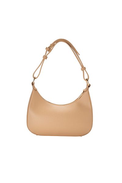 BATA Textured Hobo Bag Beige