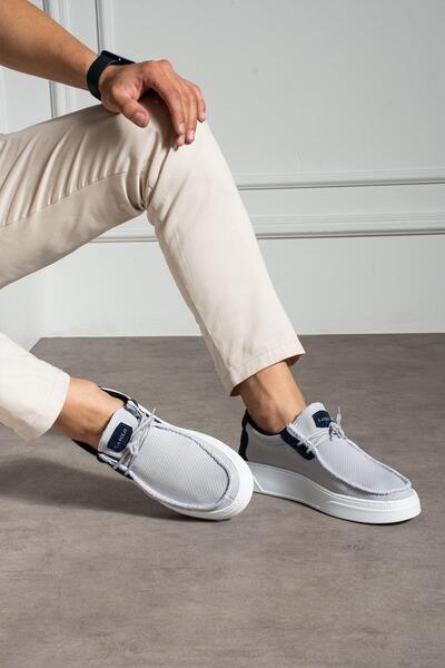 L.A Polo Buz Triko Erkek Loafer