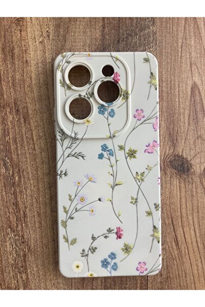Newon Tecno Spark 20 Pro Vine/Flower Printed Inside Velour Silicone Phone Case Cover