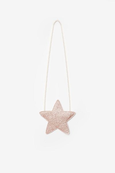 Le Mabelle Rose Glitter Girl's Star Bag