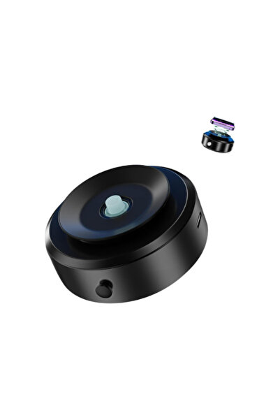 MACON حامل سيارة مغناطيسي محمول مع دوران ثلاثي الأبعاد وكأس شفط - أسود