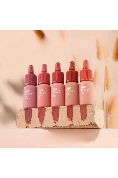 Beauty Glazed Matte lipstick, Peripera, Ink The Velvet, 4g #16 Heart Fuchsia