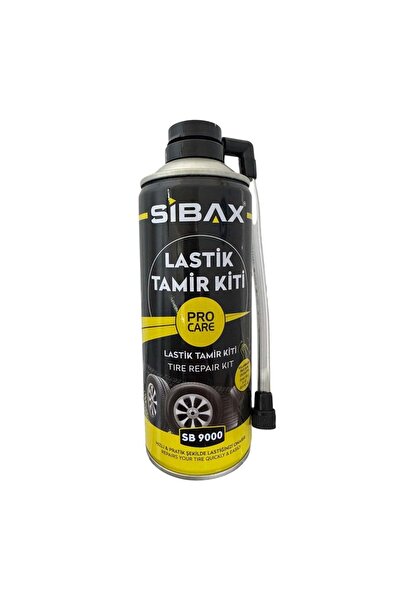 Sibax Lastik Tamir Kiti Sprey 400 ml Patlak Lastik Şişirme ve Anında Onarım S...