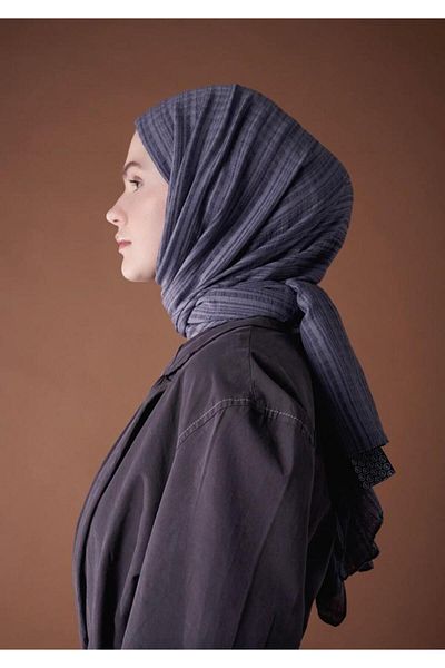 Modakaşmir شال قطني أنثراسايت ميستو