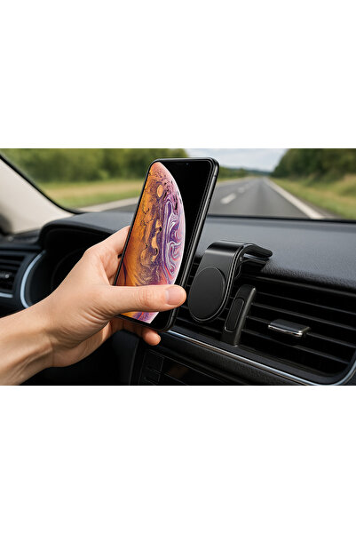 SNSTİCARET Araba Klimasına Takılan Mandallı Mıknatıslı Telefon Tutucu