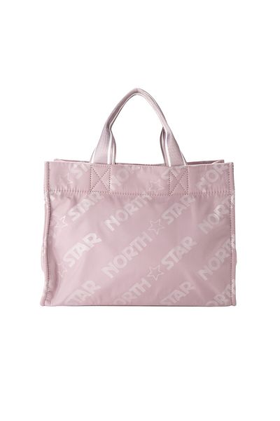 BATA Patterned Top Handle Tote Bag With Strap Pink