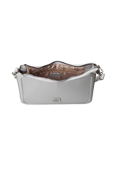 BATA Textured Sling Bag Grey