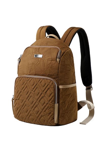 JOLAR. Women's Waterproof Backpack Multifunctional Ergonomic Design Suitcase Attachment System