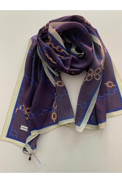 ARMANDA Patterned Chain Shawl