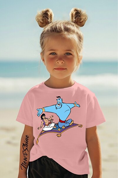 New Shine ΠΑΙΔΙΚΟ ΜΠΛΟΥΖΑ ALADDIN AND THE MAGIC LAMP PRINTED OVERSIZED