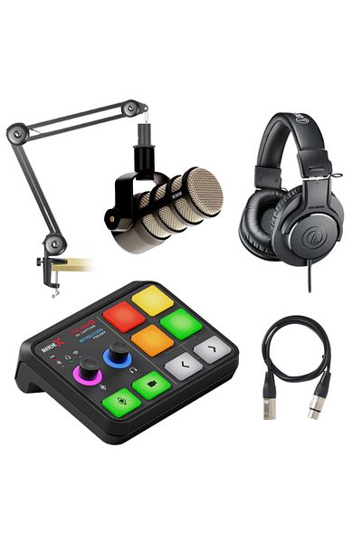 Rode Podcast set Rode Streamer X + Podmic