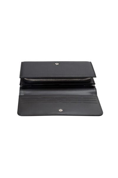 BATA Textured Tri-fold Wallet Black