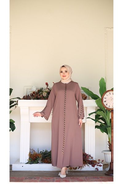 Moda İncir ЖЪЛТ КАМЪК АБАЯ