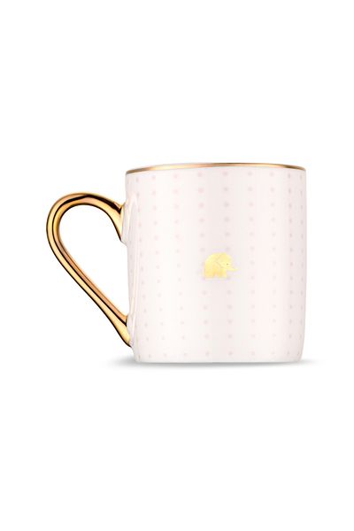 Jumbo Navy 2-Piece Coffee Cup Set Pink