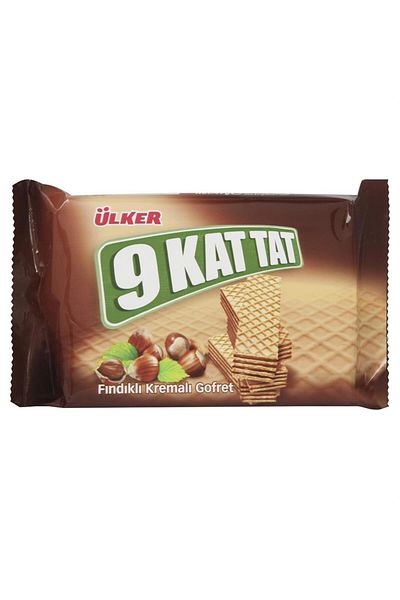 Ülker Nine Layers Taste Wafer with Hazelnut Cream 39 g X 24 Pieces