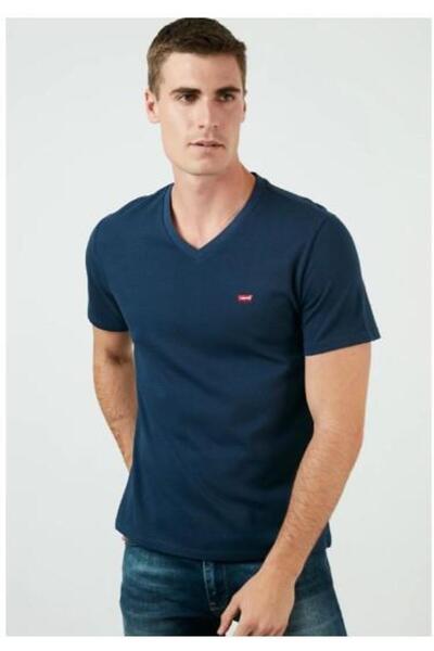Levi's Levis Erkek Mavi  V Yaka Lacivert Tshirt 85641-0017