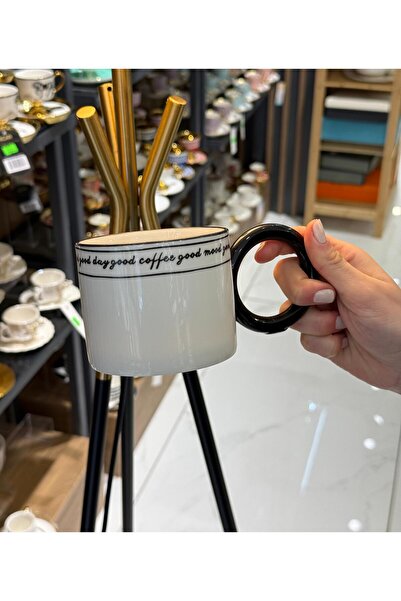 Onedekor 3-Piece Luxury Porcelain Good Mood Mug