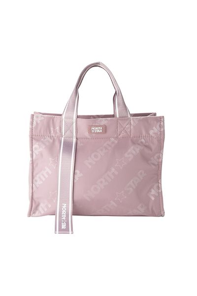 BATA Patterned Top Handle Tote Bag With Strap Pink