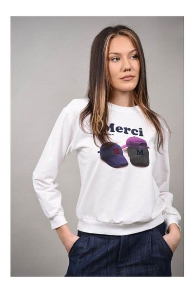 Cocco Rossa Sweatshirt - White