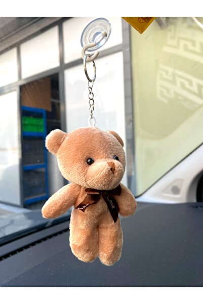 MEGA KANYON سلسلة مفاتيح على شكل دب بني مع ربطة عنق |   مرآة زخرفة سيارة زخرف...