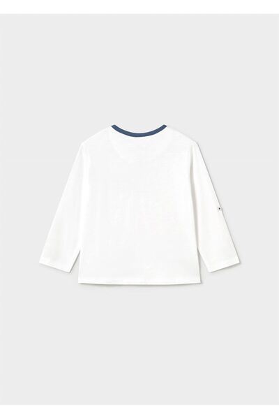 MAYORAL Baby Long Sleeve T-Shirt White 1067