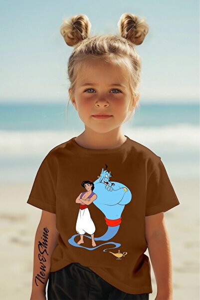 New Shine ΠΑΙΔΙΚΟ ΜΠΛΟΥΖΑ ALADDIN AND THE MAGIC LAMP PRINTED OVERSIZED