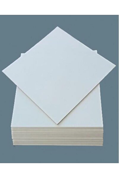 EFE PASTACILIK Beyaz Mendil Pasta Altığı Kare 18 Cm (Kalın) 25 Adet