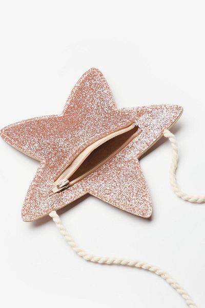 Le Mabelle Rose Glitter Girl's Star Bag