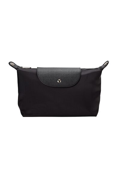 BATA Textured Pouch Bag Black