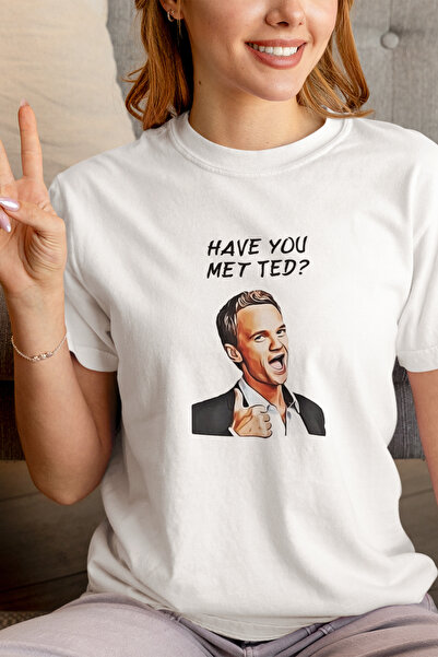 qoeuyl boutique Have You Met Ted HIMYM Barney Stinson Baskılı Eğlenceli Hediy...