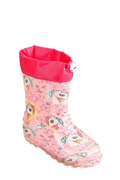 minibonito Κοριτσίστικες μπότες βροχής με ελαστικά κορδόνια