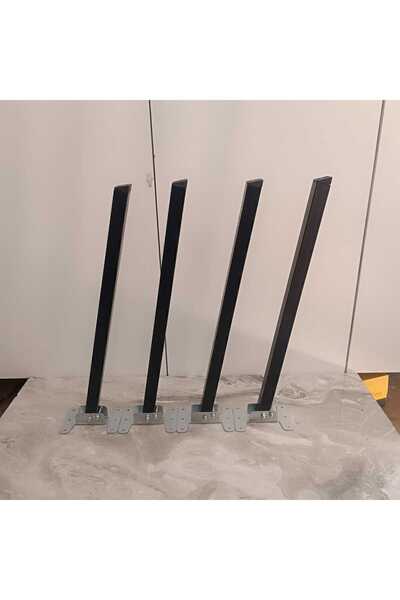 LİYAHOME 20CM MATSİYAH KATLANIR YERSOFRASI KAMP MASA SEHPA AYAĞI (4ADET FİYAT...