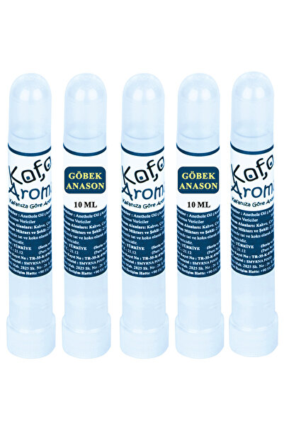 Kafa Aroma Göbek Anason Yağı Hazır Karışım 10 ML X 5 Adet