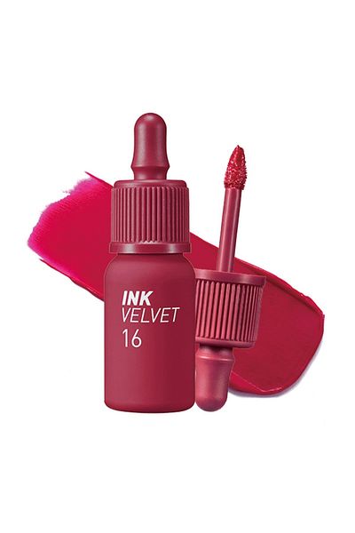 Beauty Glazed Matte lipstick, Peripera, Ink The Velvet, 4g #16 Heart Fuchsia