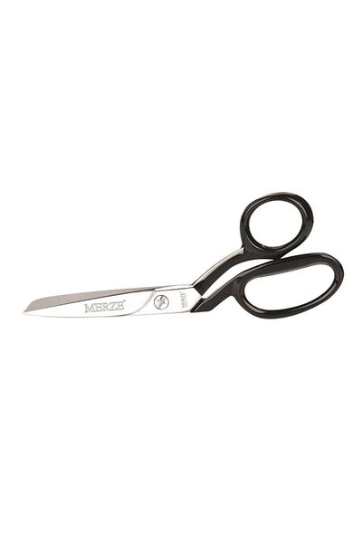 MERZE Fdm 4115-9 Black Handle Reclining Regula Scissors Extra Quality D-105 No:9 (22.5 CM)