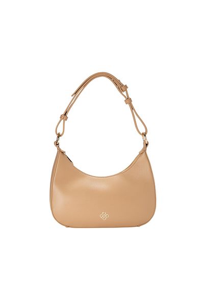 BATA Textured Hobo Bag Beige