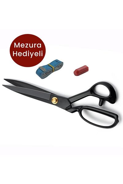 FDMSTAR Fs-8 Black Handle Stainless Steel Nut Scissors 8 Inch (20cm)