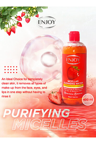 Enjoy Strawbery Micelar Cleansing Water 400ml