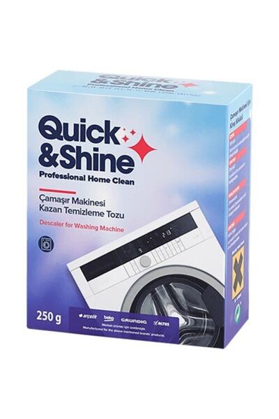 Quick&Shine Çamaşır Makinesi Kazan Temizleme Tozu 250 Gr