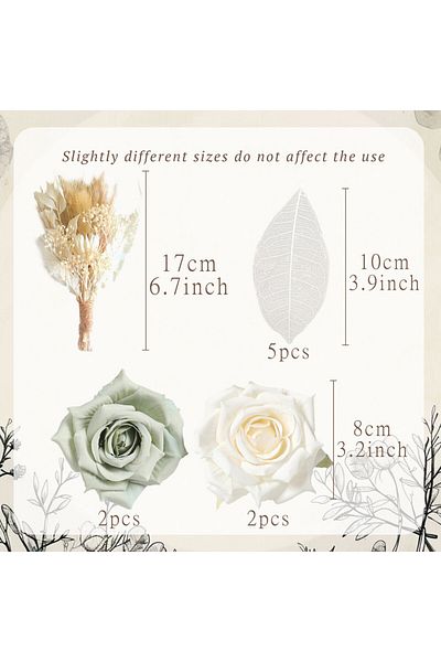Choice Set 2 Laventy Boho Rose Cake Topper Cake Flowers Decorations Floral Cake Topper Flower Cake Topper F
