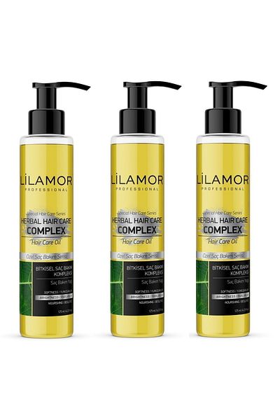 Lilamor 125 ml Herbal Hair Care Complex - X 3 Pieces