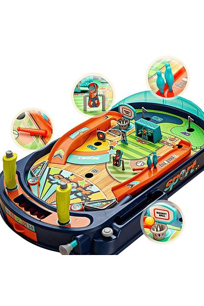 ACTION ONE Joc interactiv Pinball / Flipper, 47x29x12 cm