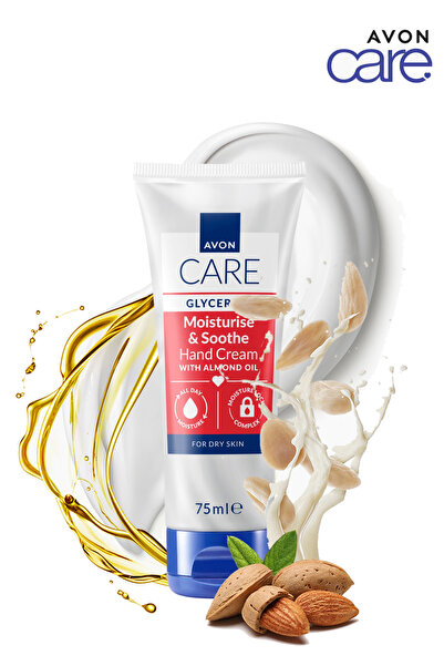 AVON Care Gliserin ve Badem Yağı İçeren El Kremi 75 Ml. İkili Set