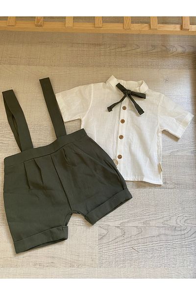 Lovelybird Bebezade Green Men's Solapet Suit