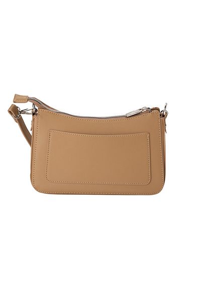 BATA Textured Sling Bag Beige