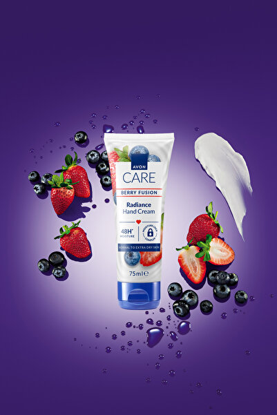 AVON Care Berry Fusion Yabanmersinli El Kremi 75 Ml. İkili Set