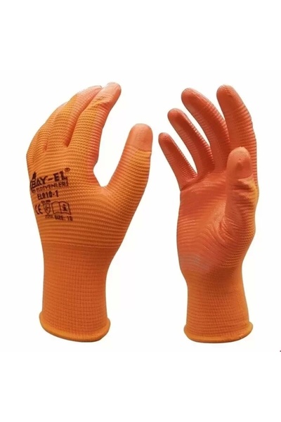 Bay-El Zebra Eldiven Turuncu El007 10 Numara