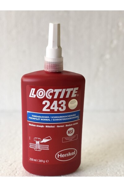 LOCTİTE Loctite 243 Orta Mukavemetli Civata Vida Sabitleyici 250 gr/ml