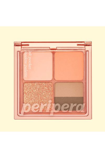 Beauty Glazed Eyeshadow Palette, Peripera, Ink Pocket Shadow Palette, 6g #01 Fancy