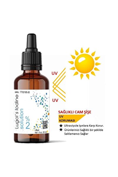 Aromel Iyot Damlası %2 Lik | 30 ml | Damlalıklı Şişe | Lügol Çözeltisi %2 Lik